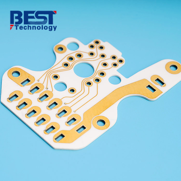 Thick Film Ceramic Substrate Double-side Circuit Board For Aerospace
