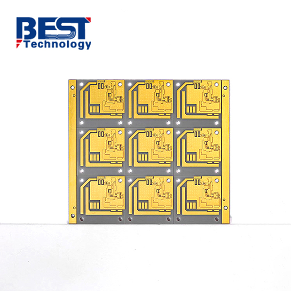 Double-sided Aluminum Nitride Filter Product DPC Ceramic Circuit Board For Stabilizer