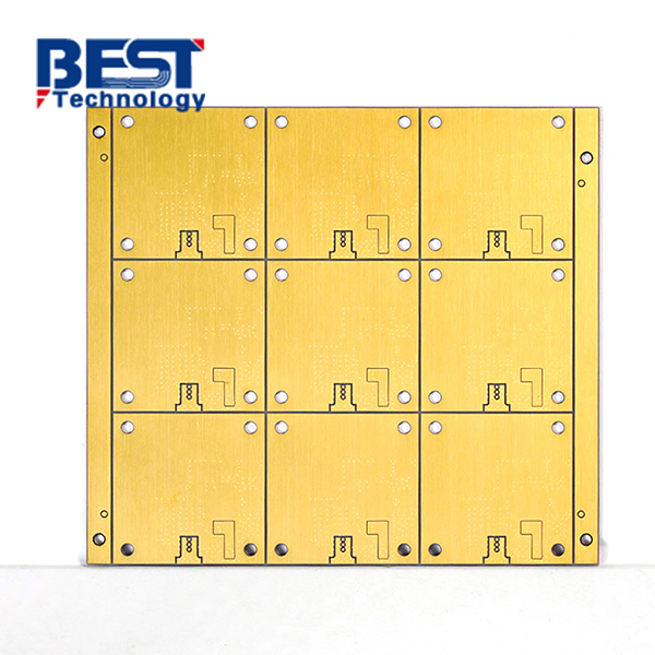 Double-sided Aluminum Nitride Filter Product DPC Ceramic Circuit Board For Stabilizer