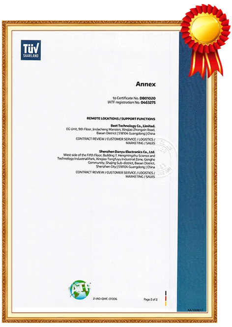 Ceramic PCB Original Factory IATF16949:2016 Certificaiton-BST Ceramic